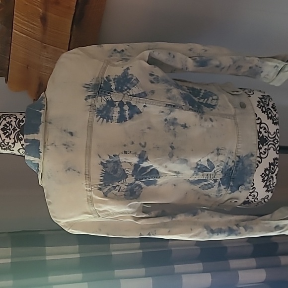 Lularoe Kenny sz XS tie dye denim jacket new - Picture 5 of 5